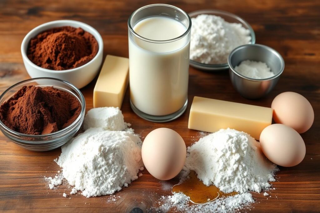 Buttermilk Chocolate Pound Cake Ingredients