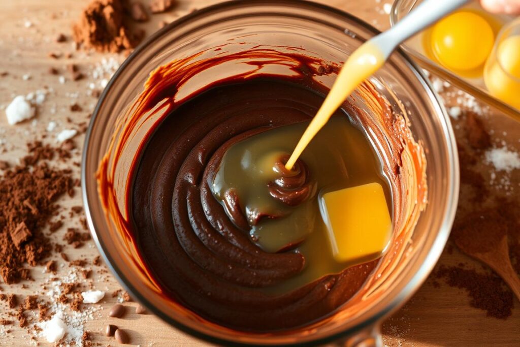 Extra Butter in Brownies Baking Process